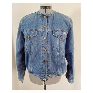 VTG Transit Par Such Sz M Lined Quilted Denim Jacket